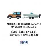 ADDITIONAL TERMS & FEES MAY APPLY ON SALES OF TITL