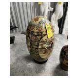 HAND PAINTED SATSUMA-STYLE DECORATIVE EGG - 2