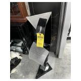 ACRYLIC / LUCITE SCULPTURE - POST MODERN BLACK & W