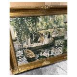 ORNATE GOLD FRAMED ARTWORK - ENHANCED REPRODUCTION
