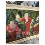 GOLD FRAME ARTWORK - REPRODUCTION - 