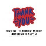 THANK YOU FOR ATTENDING ANOTHER STAMPLER AUCTIONS