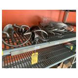 ASSORTED MIXING WHIPS, HOOKS, ETC