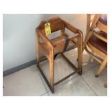 WOOD HIGH CHAIR