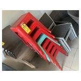 METAL STOOLS - ASSORTED COLORS