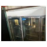 COLDTECH J3GF61S GLASS 3-DOOR REFRIGERATOR /