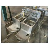 KROWNE STAINLESS STEEL HAND SINKS WITH LEGS &
