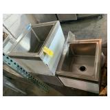 BK RESOURCE BKMS-1620-12 STAINLESS STEEL SINKS -
