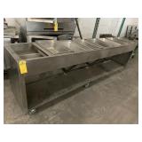 STAINLESS STEEL 8-COMPARTMENT STEAM TABLE - 114