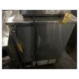 GLASTENDER MFV24-SS(R) STAINLESS STEEL GLASS