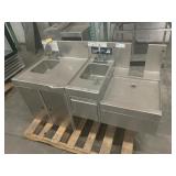 GASTROMIC SWB-424C 2 SINK COMBO