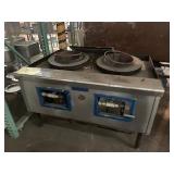 IMPERIAL 2-BURNER GAS WOK STOVE