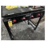 NEXGRILL 4-BURNER GAS FLAT TOP ON WHEELS