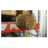 ROTATING ORANGE LIGHT WITH SAFETY HOUSING & ROD