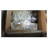 BOXES ASSORTED PARTS - EXHAUST FITTINGS, SCREWS,