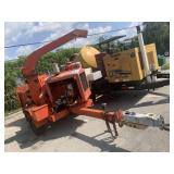 EAGER BEAVER 290 WOOD CHIPPER - RED - TWIN DISC