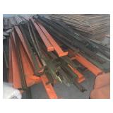 ASSORTED PALLET RACKING CROSS BEAMS