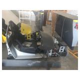 BLACK VIRTUAL GT PRO RACING SIMULATOR WITH