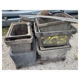 ASSORTED CONCRETE METER BOXES