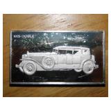 1925 Doble 1000 grain sterling ingot