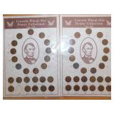 (2) Lincoln Wheat-Ear penny collections