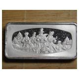 Christmas 1973 1000 grain sterling ingot