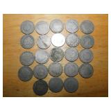 (23) assorted V-Nickles