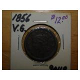 1856 Large one cent