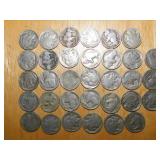 (33) assorted Buffalo nickels