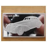 1938 Alfa Romeo 1000 grain sterling ingot