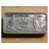 New Hampshire 2500 grain sterling ingot