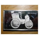 1899 Renault 1000 grain sterling ingot