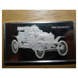 1909 Stanley 1000 grain sterling ingot