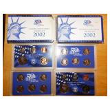 (2) 2002 U.S. Proof sets