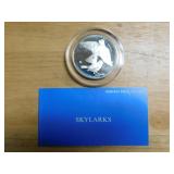 Franklin Mint Skylarks sterling coin