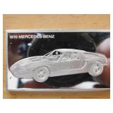 1970 Mercedes-Benz 1000 grain sterling ingot