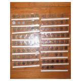 Assorted pennies (1941-1977)