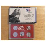 2007 U.S. State Quarter silver proof set