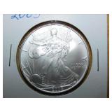 2005 Silver Eagle Dollar