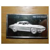1963 Chevrolet 1000 grain sterling ingot