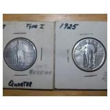 1917,1925 Standing liberty Quarters
