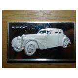 1935 Bugatti 1000 grain sterling ingot