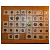 Assorted foreign coins