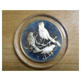 Franklin Mint Nightingales sterling coin