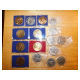 Assorted NASA coins