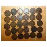 (29) Indian Head pennies