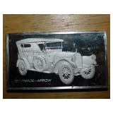 1917 Pierce-Arrow 1000 grain sterling ingot