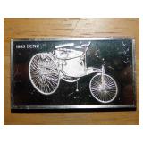 1885 Benz 1000 grain sterling ingot