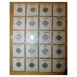 (20) Barber dimes (1931-1939)