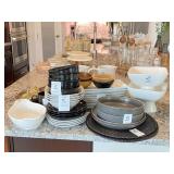 ASSORTED DINNERWARE